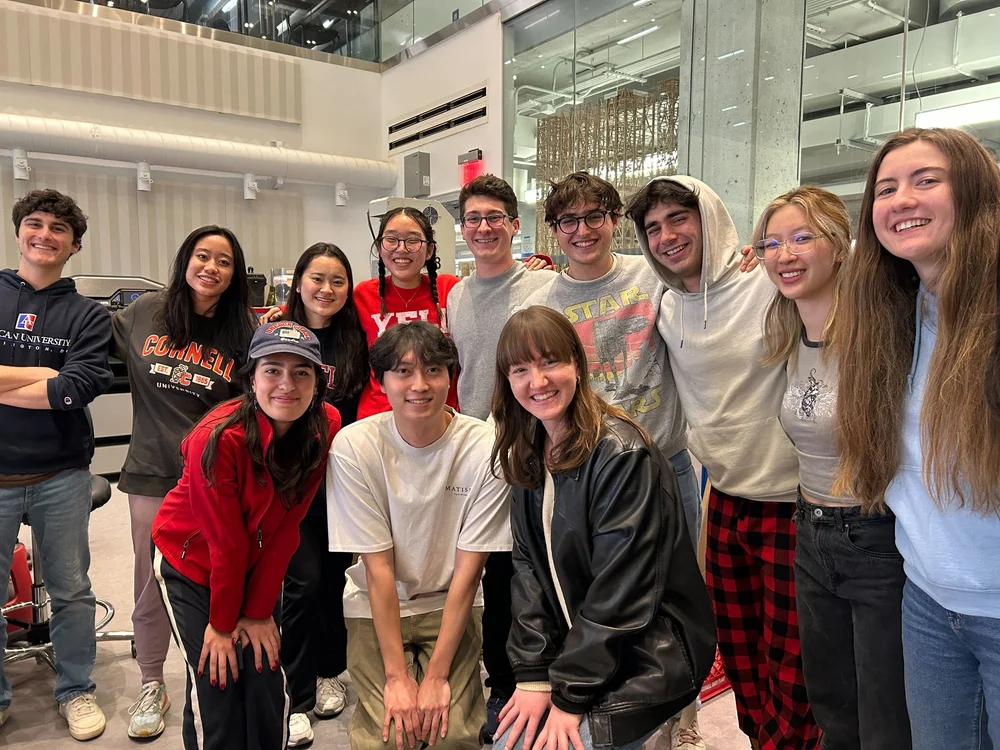 Friends on Cornell campus